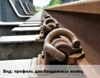 Железнодорожный крепеж профиль для бандажных колец
